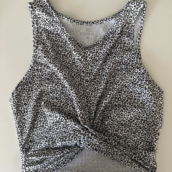 Altar'd State Revival Workout Tank | Leopard | Like New - Picture 1 of 5